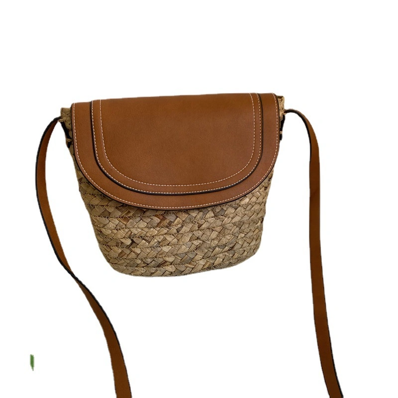 2023new Retro Diagonal Straw Woven Bag